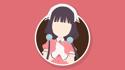 Minimalist Anime Maika Sakuranomiya Minimal Wallpaper 4K 1920x1080 Minimalist, Anime-style, Hd, Desktop, Wallpaper, Featuring, Maika, Sakuranomiya, Blend, Simplified, Faceless, Design, Pink, Brown, Ultrawide, Full HD