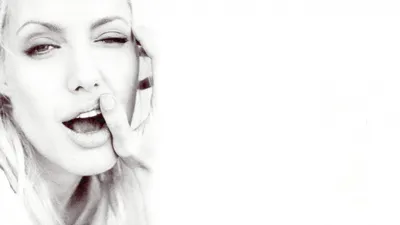 Epic Close Wallpaper Black/Dark Wallpaper 4K 1920x1080 Hd, Pc, Desktop, Wallpaper, Featuring, A, Close-up, Black, White, Portrait, Celebrity, Angelina, Ultrawide, Full HD