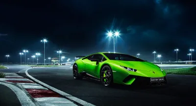 Crisp Vibrant Wallpaper Cars Wallpaper 4K 2000x1092 A, Vibrant, Green, Lamborghini, Huracan, Performante, Supercar, Is, Parked, Race, Track, Night, Gray, White, Brown, Ultrawide, Full HD