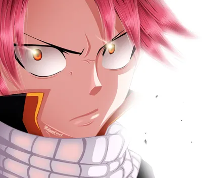 Crisp Close Wallpaper Fantasy Wallpaper 4K 1920x1692 Close-up, Hd, Anime, Wallpaper, Of, Natsu, Dragneel, From, Fairy, Tail, Featuring, Intense, White, Pink, Gray, Square, Full HD