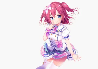 Dreamy Anime Wallpaper Abstract Wallpaper 4K 2046x1454 Anime, Character, Ruby, Kurosawa, From, Love, Live!, Sunshine!!, Pink, Twintails, White, Landscape, Full HD