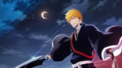 Vibrant Anime Wallpaper Space Wallpaper 4K 3840x2160 4k, Ultra, Hd, Anime, Wallpaper, Featuring, Ichigo, Kurosaki, Bleach, Thousand-year, Blood, War, Brown, Ultrawide