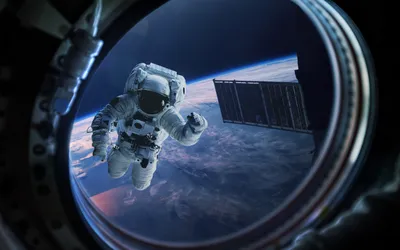 Golden Astronaut Wallpaper Space Wallpaper 4K 5200x3250 Hd, Wallpaper, Of, An, Astronaut, In, A, Space, Suit, Floating, Near, Spacecraft, Gray, Brown, Ultrawide, 4k