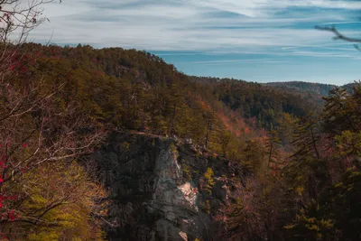 Breathtaking Autumn Landscape Scenic Canyon Nature Wallpaper 4K 6016x4016 Gray