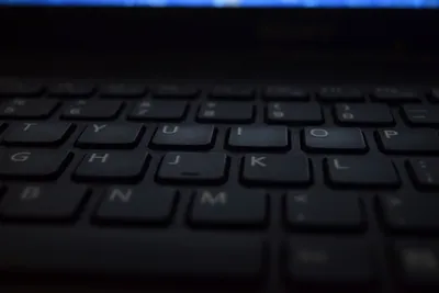 Turned Black Computer Technology Wallpaper 4K 6000x4000 Red, Pink