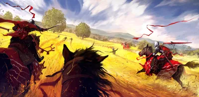 Radiant Dynamic Wallpaper Animals Wallpaper 4K 3500x1715 A, Dynamic, Fantasy, Scene, Featuring, Knights, On, Horses, Wielding, Swords, Golden, Field, White, Ultrawide, QHD