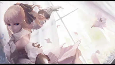 Crisp Saber Wallpaper Black/Dark Wallpaper 4K 1920x1080 Hd, Pc, Wallpaper, Featuring, Saber, Lily, From, The, Anime, Fate, Stay, Night, White, Ultrawide, Full HD