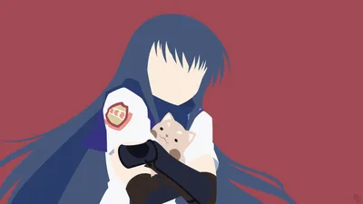 Dark Minimalist Wallpaper Minimal Wallpaper 4K 1920x1080 Minimalist, Hd, Anime, Wallpaper, Featuring, Shiina, From, Angel, Beats, Holding, Small, Dog, Brown, White, Ultrawide, Full HD