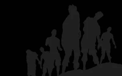 Dark Silhouettes Zombies Black Black/Dark Wallpaper 4K 1920x1200 Hd, Desktop, Wallpaper:, Featuring, Dark, Silhouettes, Of, Zombies, Against, Black, Ultrawide, Full HD