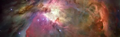 Moody Orion Wallpaper Space Wallpaper 4K 3360x1050 Hd, Desktop, Wallpaper, Of, The, Orion, Nebula, Depicting, Vibrant, Colorful, Swirls, Purple, White, Brown, Ultrawide, QHD