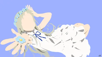 Dreamy Minimalist Wallpaper Minimal Wallpaper 4K 2560x1440 Minimalist, Hd, Desktop, Wallpaper, Featuring, Meiko, Honma, From, Anime, Anohana, Depicted, White, Gray, Ultrawide, QHD