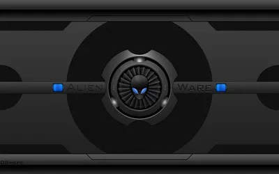 Vivid Dark Wallpaper Technology Wallpaper 4K 1920x1200 Dark-themed, Hd, Pc, Desktop, Wallpaper, Featuring, A, Central, Alienware, Logo, Glowing, Blue, Gray, Ultrawide, Full HD