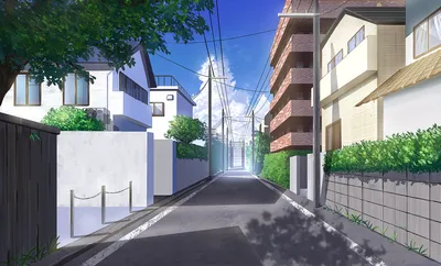 Vibrant Anime Wallpaper World Wallpaper 4K 1920x1160 Hd, Anime, Original, Artwork, Of, A, Quiet, Sunlit, Urban, Street, Lined, Houses, White, Brown, Ultrawide, Full HD