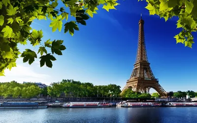 Bold Eiffel Wallpaper Nature Wallpaper 4K 1920x1200 Hd, Desktop, Wallpaper, Of, The, Eiffel, Tower, In, Paris, France, Under, Clear, Red, Ultrawide, Full HD
