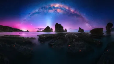 Bold Milky Wallpaper Space Wallpaper 4K 3840x2160 Red, Pink