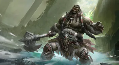 Warrior Orc Video Game Games Wallpaper 4K 1920x1051 Warrior, Orc, Video, Game, World, Of, Warcraft, Hd, Desktop, Gray, White, Ultrawide, Full HD