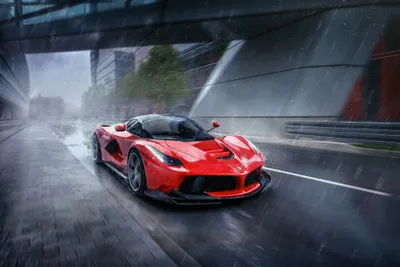 Golden Red Wallpaper Cars Wallpaper 4K 3840x2560 A, Red, Ferrari, Laferrari, Supercar, Speeding, Through, Rainy, Urban, Street, Captured, Ultra, Gray, Landscape, 4k