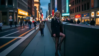 Woman City World World Wallpaper 4K 1920x1080 Woman, In, The, City, Pink, Brown, Ultrawide, Full HD