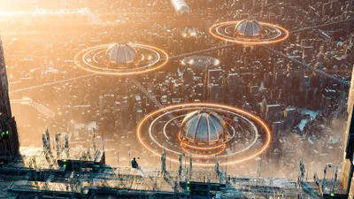 Sci City World World Wallpaper 4K 5120x2881 Sci, Fi, City, Hd, Desktop, Brown, Orange, Gray, Ultrawide, 4k
