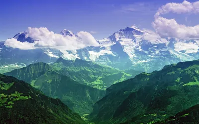 Snow Capped Bernese Nature Wallpaper 4K 3840x2400 Hd, Wallpaper, Of, The, Snow-capped, Bernese, Alps, In, Switzerland, Lush, Green, Valleys, Gray, Pink, Ultrawide, 4k