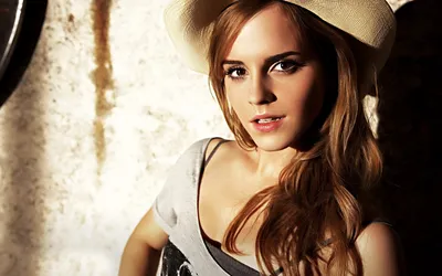 Emma Watson Tagged Celebrity Wearing Abstract Wallpaper 4K 1920x1200 Hd, Desktop, Wallpaper, And, Background, Featuring, Emma, Watson, Tagged, Celebrity, Wearing, Hat, White, Ultrawide, Full HD