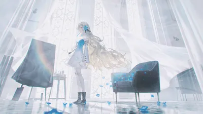Anime 2500x1406 Abstract Abstract Wallpaper 4K 2500x1406 Anime, 2500x1406, White, Ultrawide, Full HD