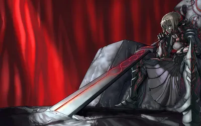 Saber Alter Fate Stay Night Black/Dark Wallpaper 4K 1920x1200 Hd, Wallpaper, Of, Saber, Alter, From, The, Fate/stay, Fate, Stay, Night, Movie, Brown, Ultrawide, Full HD
