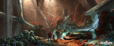 Rocket Raccoon Star Lord Video Space Wallpaper 4K 3551x1440 Rocket, Raccoon, Star, Lord, Video, Game, Marvel's, Guardians, Marvel, 039, Galaxy, Desktop, Brown, Gray, Ultrawide, QHD