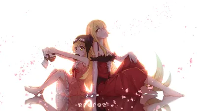 Two Barefoot Anime Wallpaper 4K, Abstract category
