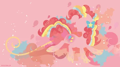 Minimalist Pinkie Pie Show Minimal Wallpaper 4K 3840x2160 Minimalist, 4k, Ultra, Hd, Wallpaper:, Featuring, Pinkie, Pie, Show, Little, Pony, Friendship, Pink, White, Ultrawide