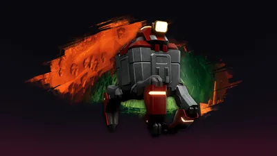 Deep Rock Galactic Robot Technology Wallpaper 4K 1920x1080 Hd, Deep, Rock, Galactic, Wallpaper, Featuring, A, M.u.l.e., Robot, Against, Stylized, Cave, Red, Ultrawide, Full HD