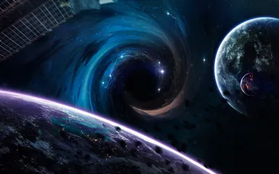 Depicting Sci Multiple Planets Swirling Wallpaper 4K, Space category