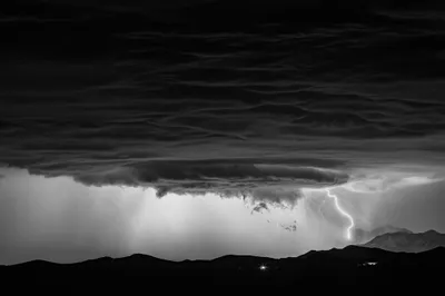 Crisp Black Wallpaper Nature Wallpaper 4K 2048x1365 A, Striking, Black, And, White, Image, Showcasing, Storm, Dramatic, Clouds, Lightning, Creating, Gray, Ultrawide, Full HD