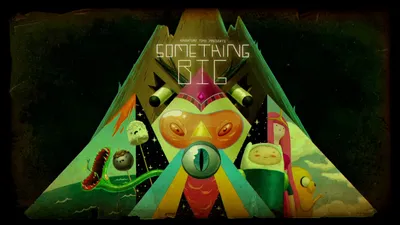 Sleek Adventure Wallpaper Abstract Wallpaper 4K 1920x1080 Adventure, Time, Tv, Show, Hd, Pc, Desktop, Wallpaper, Triangular, Cosmic, Design, Titled, Orange, Gray, Pink, Ultrawide, Full HD