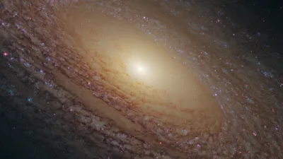 Vibrant Galaxy Swirling Space Wallpaper 4K 3840x2160 4k, Ultra, Hd, Pc, Desktop, Wallpaper, Showcasing, A, Vibrant, Galaxy, Swirling, Stars, Brown, Gray, Ultrawide