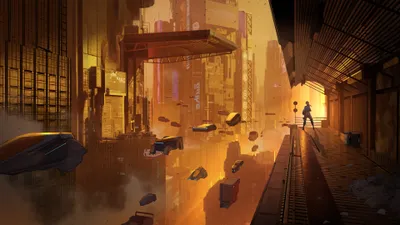 Golden Golden Wallpaper World Wallpaper 4K 3840x2160 4k, Ultra, Hd, Pc, Desktop, Wallpaper, Golden, Sci‑fi, Sci, Cityscape, Hovering, Vehicles, Brown, Orange, Purple, Ultrawide