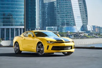 Epic Yellow Wallpaper Cars Wallpaper 4K 4096x2731 Yellow, Chevrolet, Camaro, Muscle, Car, Parked, In, Front, Modern, Skyscrapers, Captured, Ultra, Gray, Landscape, 4k