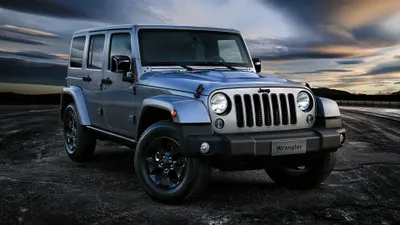 Vivid Jeep Wallpaper Nature Wallpaper 4K 3840x2160 A, Jeep, Wrangler, Stands, Confidently, Against, Dramatic, Sky, Showcasing, Robust, 4x4, Design, Gray, Ultrawide, 4k