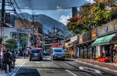 Vibrant Street Kobe Japan World Wallpaper 4K 4819x3137 A, Vibrant, Street, Scene, In, Kobe, Japan, Featuring, Cars, Road, Distinctive, Architecture, Brown, Ultrawide, 4k