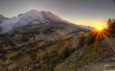 Bright Nature Wallpaper Nature Wallpaper 4K 3840x2400 4k, Ultra, Hd, Nature, Wallpaper, Featuring, A, Mountainous, Landscape, Sunrise, Sun, Rays, Gray, Ultrawide
