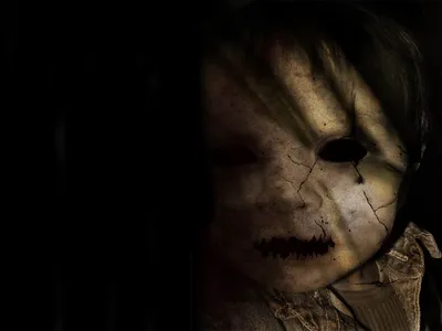 Misty Dark Wallpaper Black/Dark Wallpaper 4K 1600x1200 Dark, Gothic, Hd, Pc, Desktop, Wallpaper, Featuring, A, Cracked, Eerie, Doll, Face, Gray, Landscape