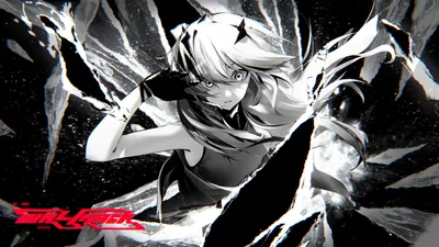 Dreamy Anime Wallpaper Abstract Wallpaper 4K 1919x1079 Anime, 1919x1079, Black, White, Ultrawide