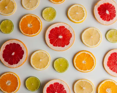 Grapefruit Orange Fruit Lime Lemon Abstract Wallpaper 4K 3699x2959 Grapefruit, Orange, Fruit, Lime, Lemon, Food, Hd, Desktop, White, Square, QHD