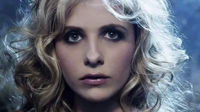 Bold Definition Wallpaper Black/Dark Wallpaper 4K 1920x1080 High-definition, Wallpaper, Featuring, A, Close-up, Of, Celebrity, Sarah, Michelle, Gellar, Intense, Eyes, Gray, Ultrawide, Full HD