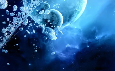 Dark Sci Wallpaper Space Wallpaper 4K 1920x1200 A, Stunning, Hd, Wallpaper, Featuring, Sci‑fi, Scene, Icy, Planet, Surrounded, Celestial, Bodies, Pink, Yellow, Ultrawide, Full HD