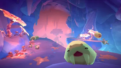 Vibrant Slime Rancher Joyful Colorful Abstract Wallpaper 4K 1920x1080 Hd, Desktop, Wallpaper, Featuring, A, Vibrant, Scene, From, Slime, Rancher, Joyful, Colorful, Brown, Ultrawide, Full HD