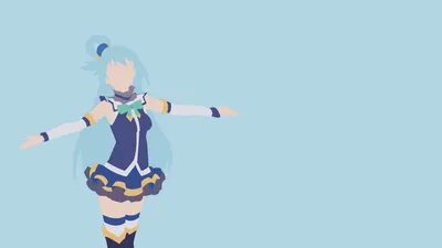 Misty Minimalist Wallpaper Minimal Wallpaper 4K 2560x1440 Minimalist, Hd, Pc, Desktop, Wallpaper, Featuring, Aqua, From, Anime, Konosuba, (god, Blessing, White, Ultrawide, QHD