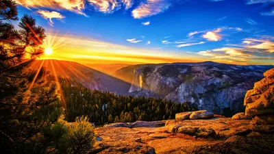 Mountain Sunrise Robertb26 Wallpaper 4K, Nature category