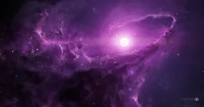 Dreamy Vivid Wallpaper Space Wallpaper 4K 2560x1344 A, Vivid, Purple, Nebula, In, Deep, Space, Featuring, Swirling, Cosmic, Clouds, Bright, Gray, Brown, Ultrawide, QHD