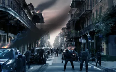 Bold Dark Wallpaper World Wallpaper 4K 2560x1600 Dark, Eerie, City, Street, Overrun, By, Zombies, In, Tense, Invasion, Scene, Video, Gray, Ultrawide, QHD